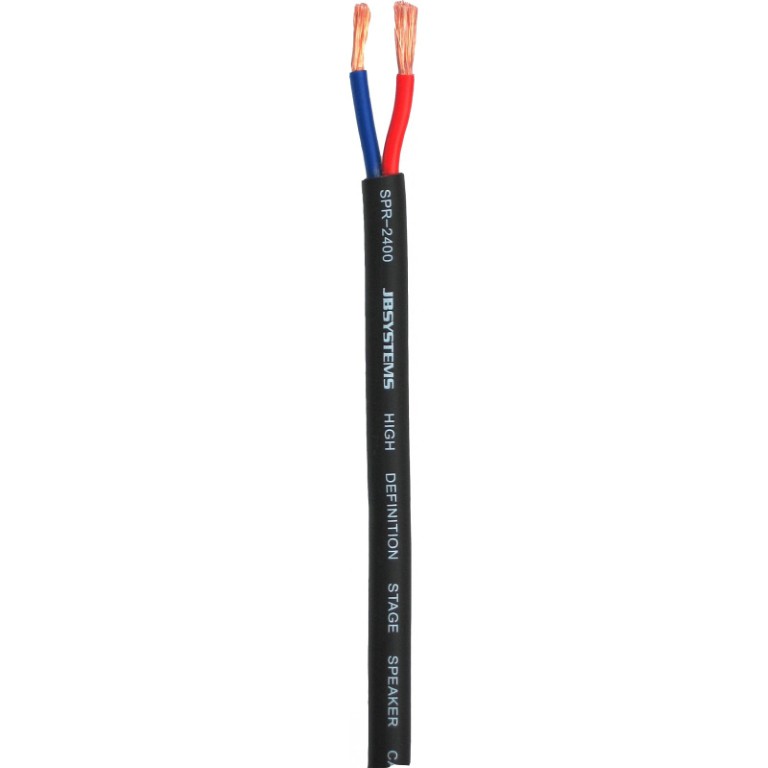 Ronde luidsprekerkabel van hoge kwaliteit 2x4,00mm² (rol 50m) - SPR2400