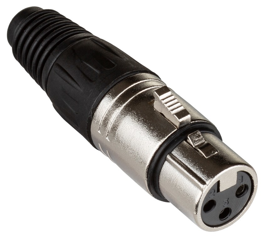 Vrouwelijke XLR connector voor kabel (2 stuks) - XLR female CABLE