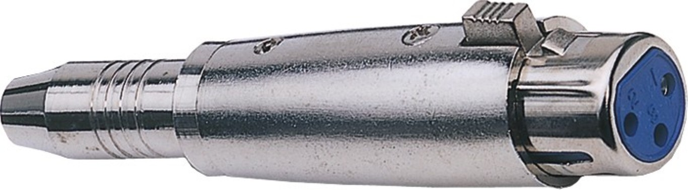 Adapter XLR Vrouwelijk / Stereo Jack Vrouwelijk - per 2 stuks - Adapter XLR female/ST.JACK female
