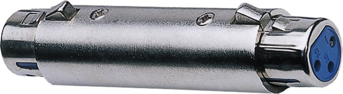 Adapter XLR Vrouwelijk / XLR Vrouwelijk - per 2 stuks - Adapter XLR female/XLR female