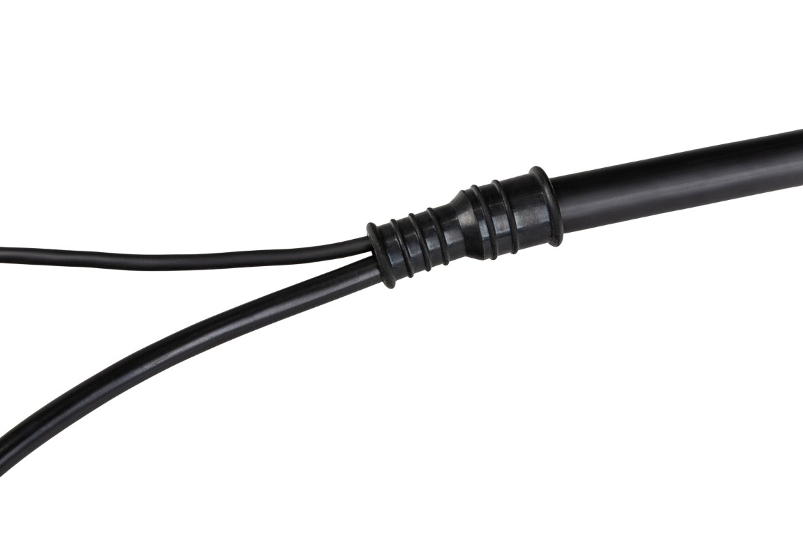 Combikabel met IEC power en 3pin XLR connectoren - 10m - AUDIO COMBI CABLE IEC/XLR-10M