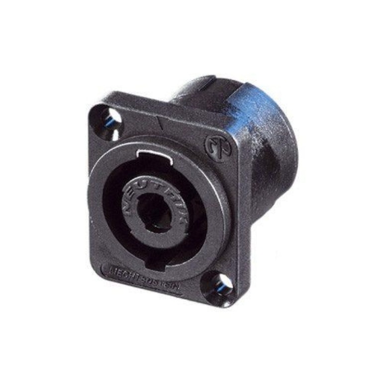 Neutrik CHASSIS D-size Speakon 4contacts. - NL4MPXX