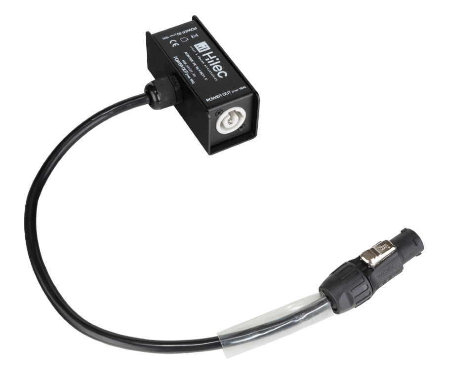 Adapter met Seetronic Powercon compatibele M/F (SAC3FCB - SAC3FCA) en Seetronic Powercon TRUE1 compatibele F (SAC3FX) connectoren - ADAPTER PC M/F-PCT1 F