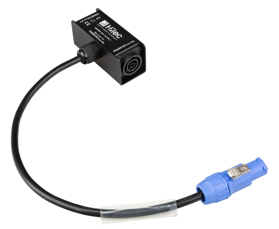Adapter met Seetronic Powercon TRUE1 compatibele M/F (SAC3FPX - SAC3MPX) en Seetronic Powercon compatibele F (SAC3FCA) connectoren - ADAPTER PCT1 M/F-PC F
