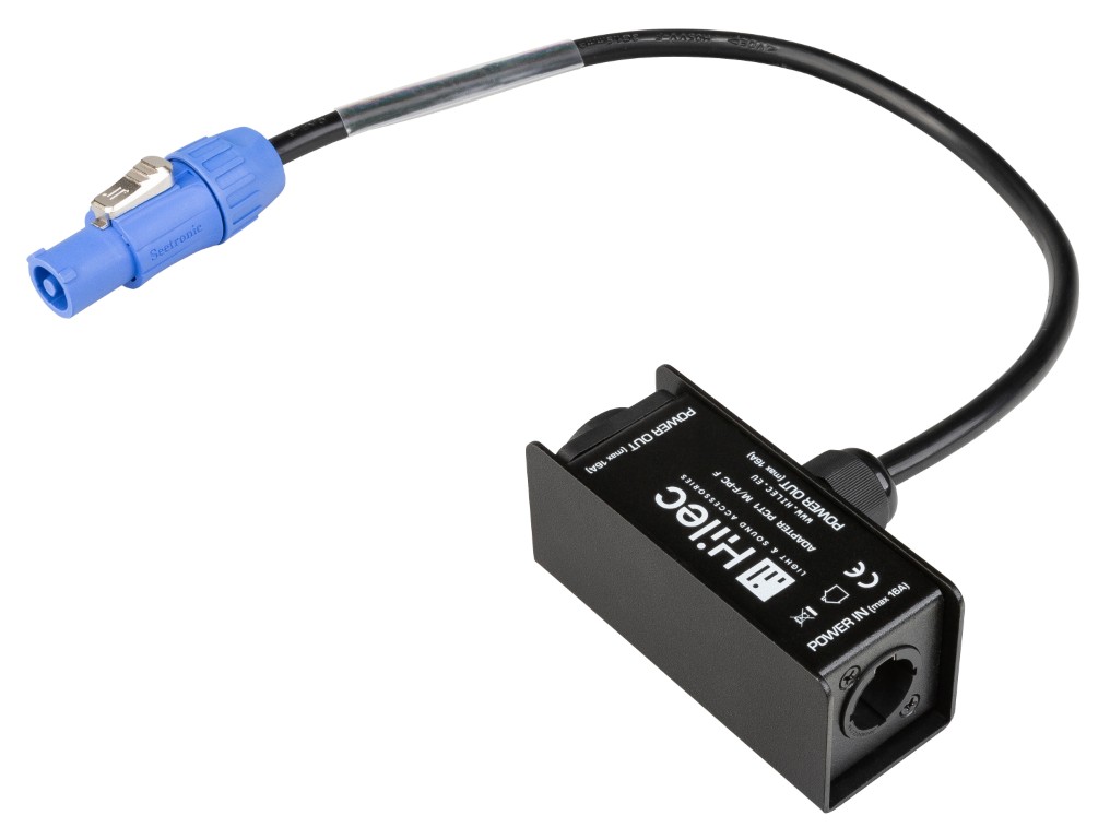 Adapter met Seetronic Powercon TRUE1 compatibele M/F (SAC3FPX - SAC3MPX) en Seetronic Powercon compatibele F (SAC3FCA) connectoren - ADAPTER PCT1 M/F-PC F