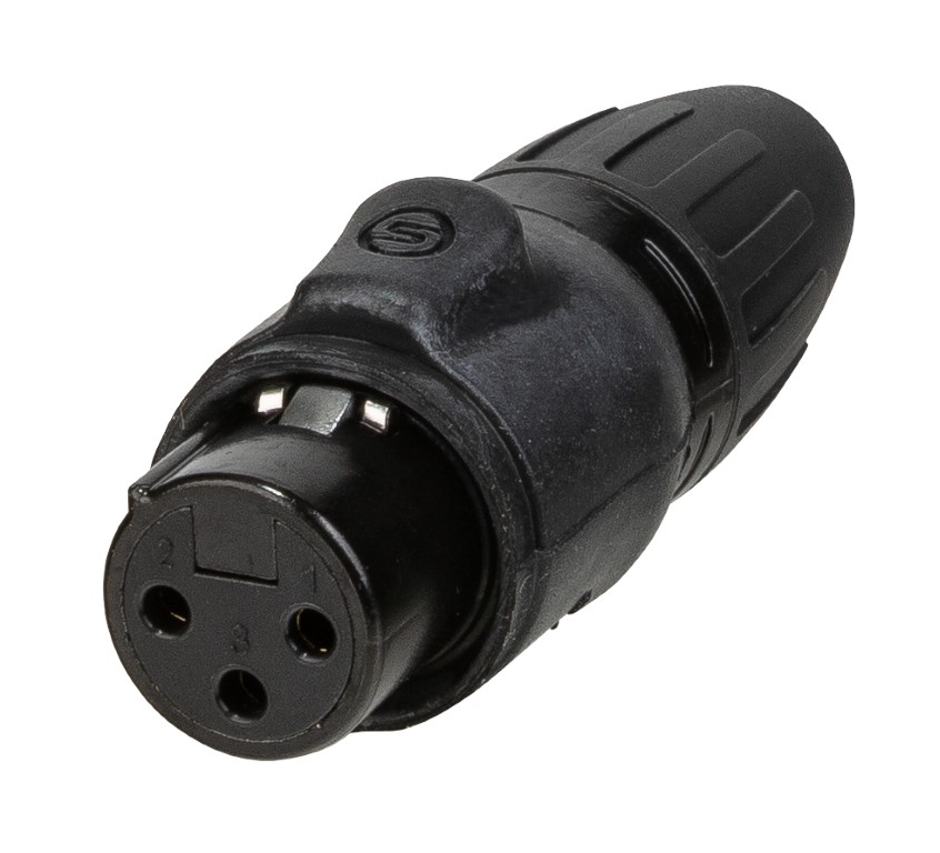 Seetronic Vrouwelijke 3-pin XLR connector IP65 voor kabel - SCWF3-B
