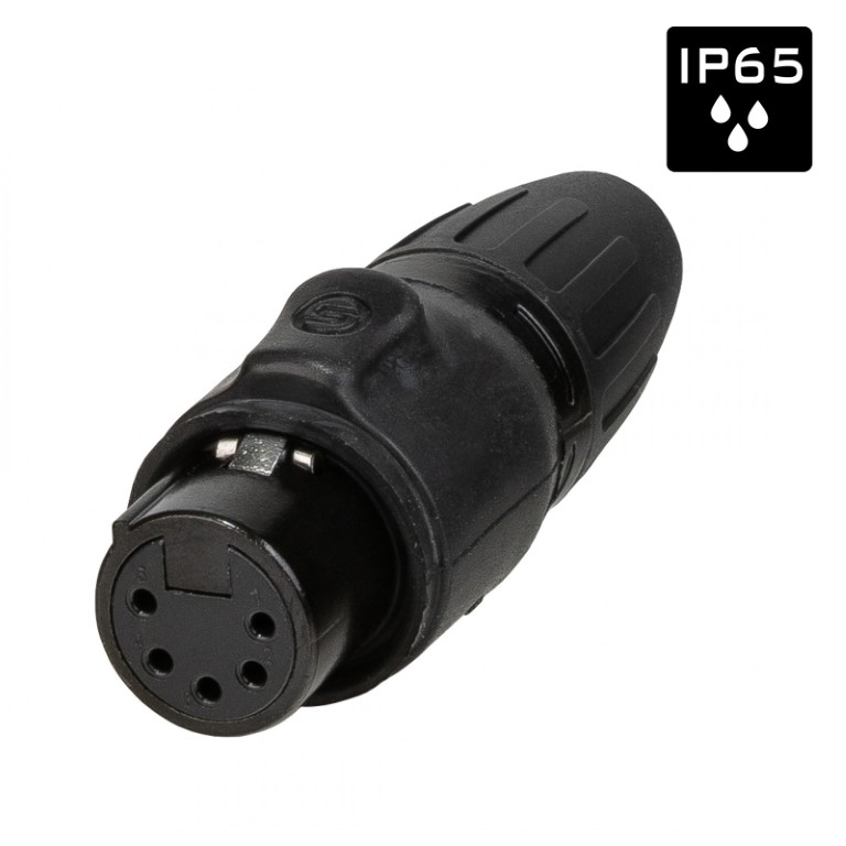 Seetronic Vrouwelijke 5-pin XLR connector IP65 voor kabel - SCWF5-B