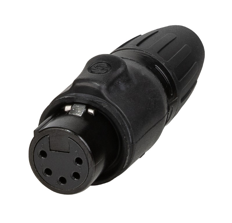 Seetronic Vrouwelijke 5-pin XLR connector IP65 voor kabel - SCWF5-B