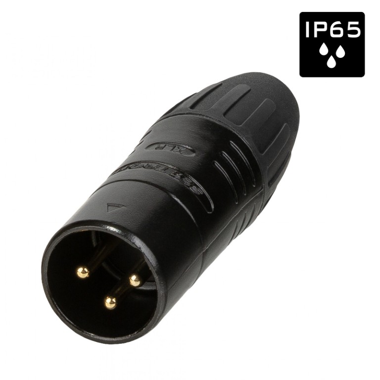 Seetronic Mannelijke 3-pin XLR connector IP65 voor kabel - SCWM3-B