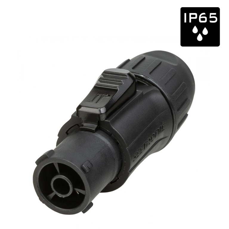 Seetronic IP65 vergrendelbare vrouwelijke voedingsconnector voor kabel - SAC3FX-08