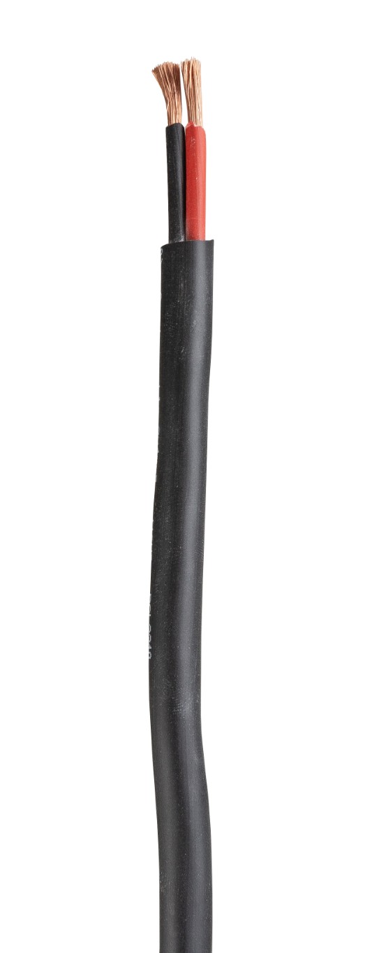 Professionele luidsprekerkabel voor mobiel gebruik - 2x 4mm² - zwart - 100m - SPKCAB-240-100M