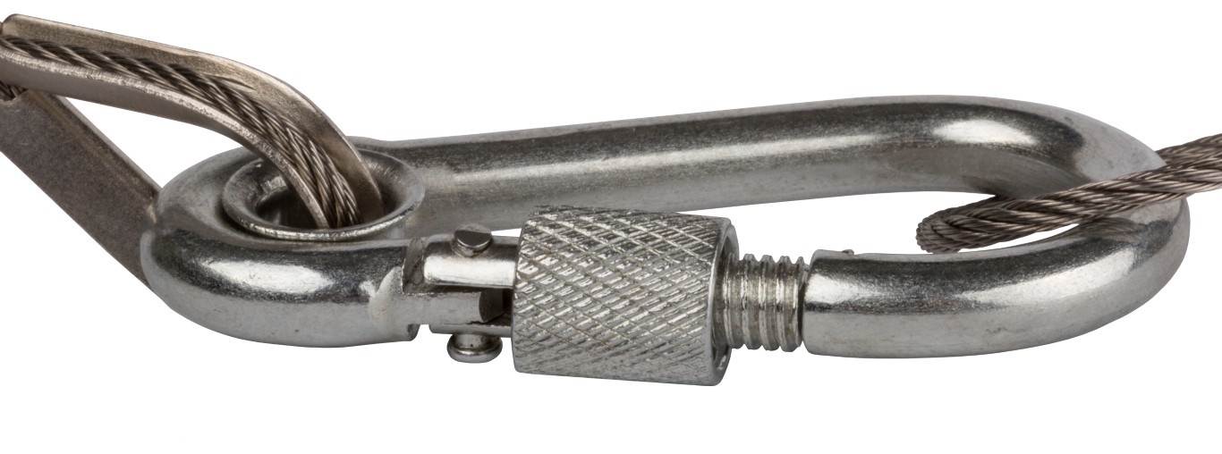 Veiligheidskabel, diameter 2mm, lengte 60cm - SAFETY CABLE D2-60CM