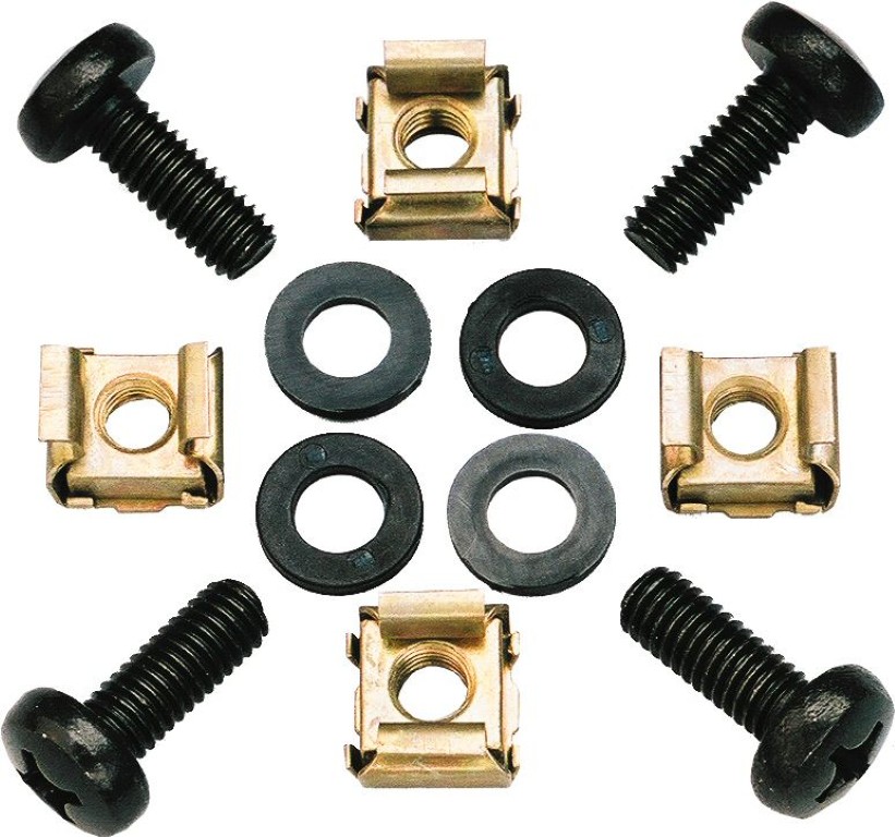 4x schroef M6x16 + 4x plastic ring + 4x kooimoer 1.5mm - MS-02