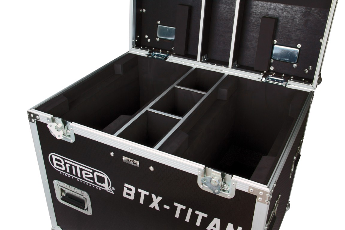 Professionele flightcase voor 2x BTX-TITAN met wielen - CASE FOR 2x BTX-TITAN