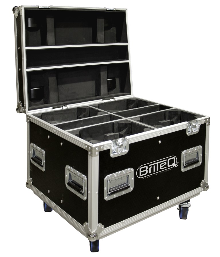 Flight case voor BT-ORBIT of 4x BT-W19L10 ZOOM - MOVING HEAD CASE 2