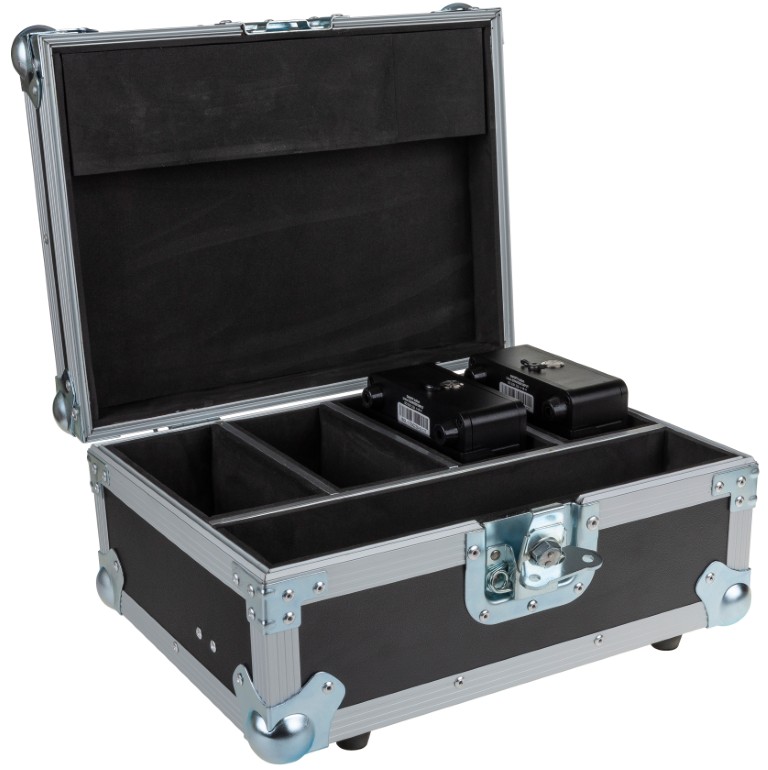 Flightcase voor het vervoer van 4x ACCU DECOLITE of ACCU DECOLITE IP + toebehoren - CASE FOR 4xACCU DECOLITE
