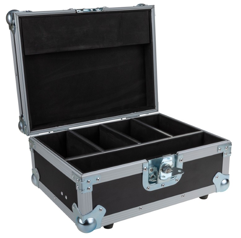 Flightcase voor het vervoer van 4x ACCU DECOLITE of ACCU DECOLITE IP + toebehoren - CASE FOR 4xACCU DECOLITE