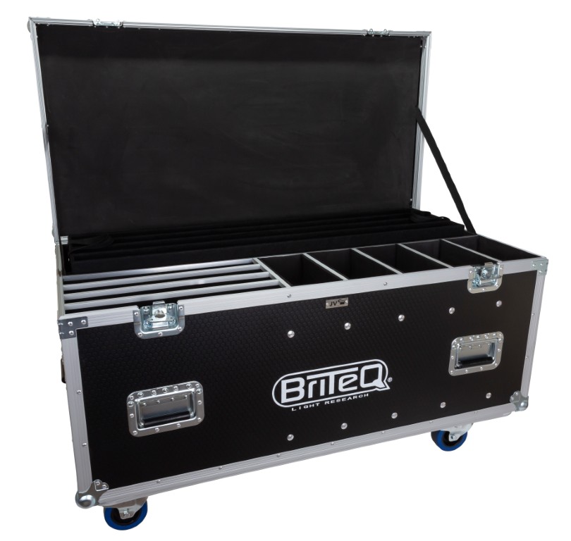 Flightcase voor 4 complete BT-AKKUPOLE sets - CASE FOR 4xBT-AKKUPOLE