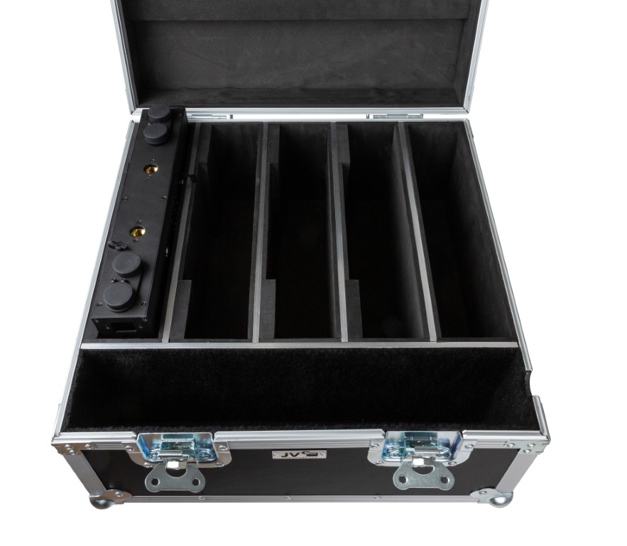 Flightcase voor het vervoer van 4x BT-AKKUBAR + toebehoren - CASE for 4x BT-AKKUBAR