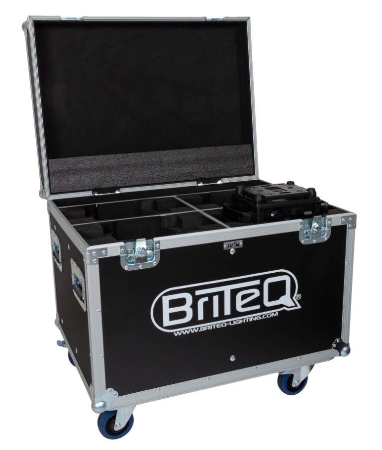 Flightcase voor 4x BT-SHARK moving heads - MOVING HEAD CASE 7