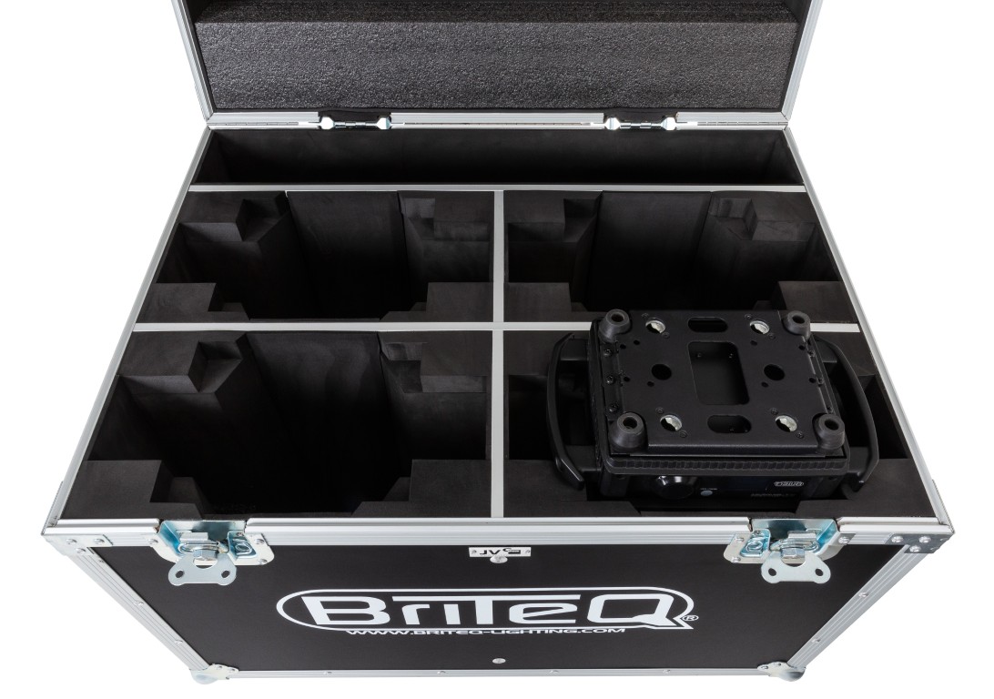Flightcase voor 4x BT-SHARK moving heads - MOVING HEAD CASE 7