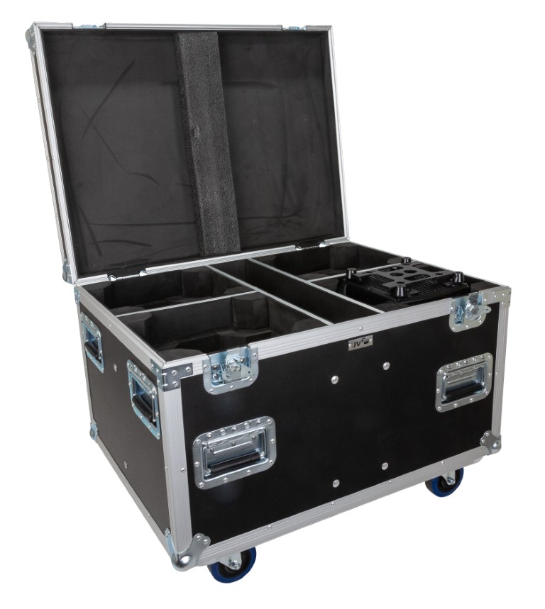 Stapelbare flightcase voor 4x BTX-BLIZZARD WASH1 of BTI-BLIZZARD WASH1 - MOVING HEAD CASE 8