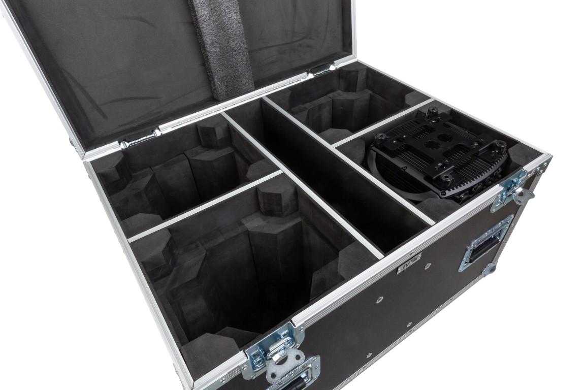 Stapelbare flightcase voor 4x BTX-BLIZZARD WASH1 of BTI-BLIZZARD WASH1 - MOVING HEAD CASE 8