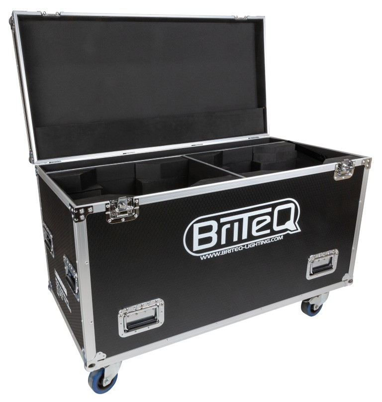 Stapelbare flightcase voor transport van 2x BTI-BLIZZARD BSW2 of 2x BTI-BLIZZARD PROFILE - MOVING HEAD CASE 10