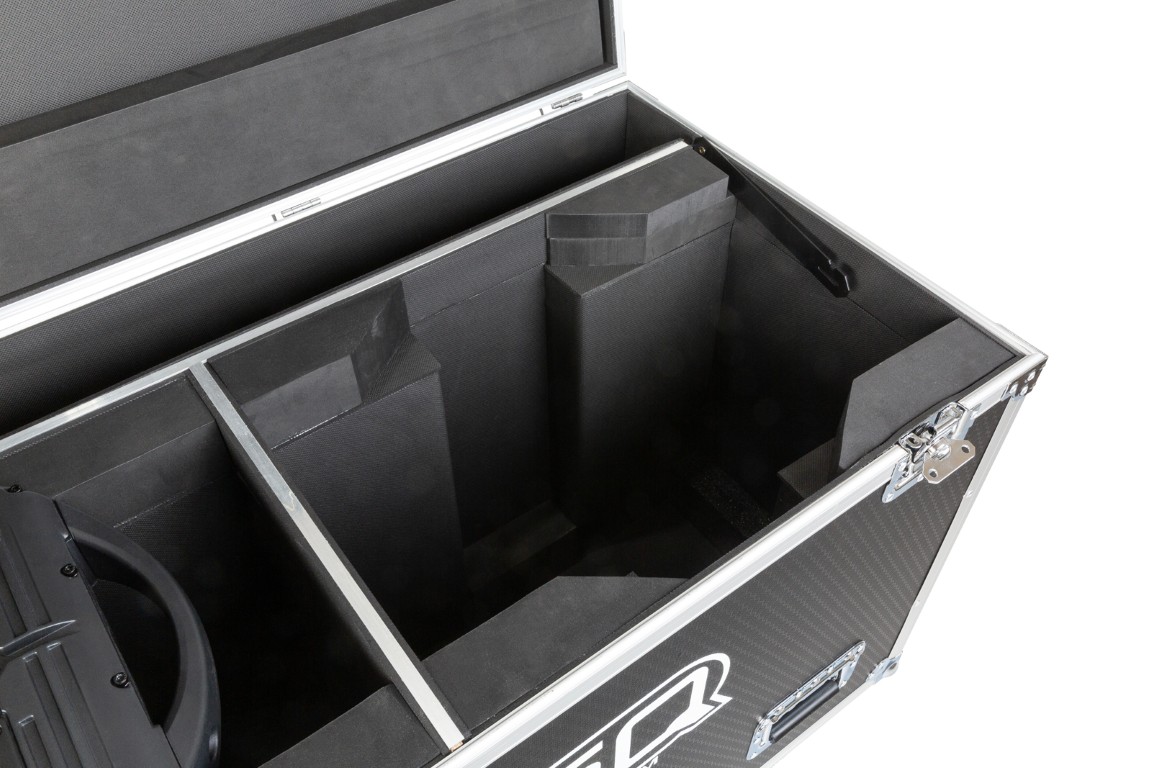 Stapelbare flightcase voor transport van 2x BTI-BLIZZARD BSW2 of 2x BTI-BLIZZARD PROFILE - MOVING HEAD CASE 10