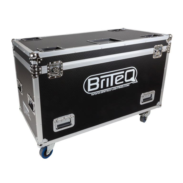 Stapelbare flightcase voor transport van 2x BTI-BLIZZARD WASH2 - MOVING HEAD CASE 11
