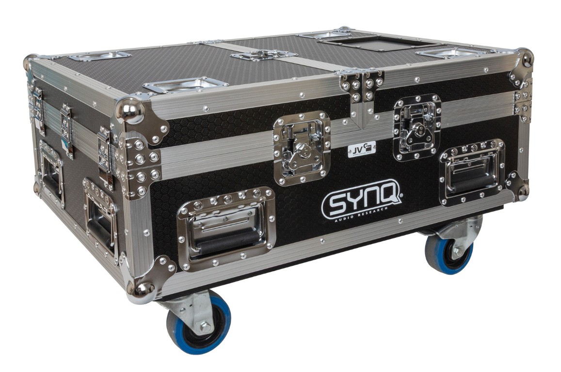 Flightcase 80x60 cm voor 8 stuks SC-05 luidsprekers - CASE FOR 8x SC-05 Mk2