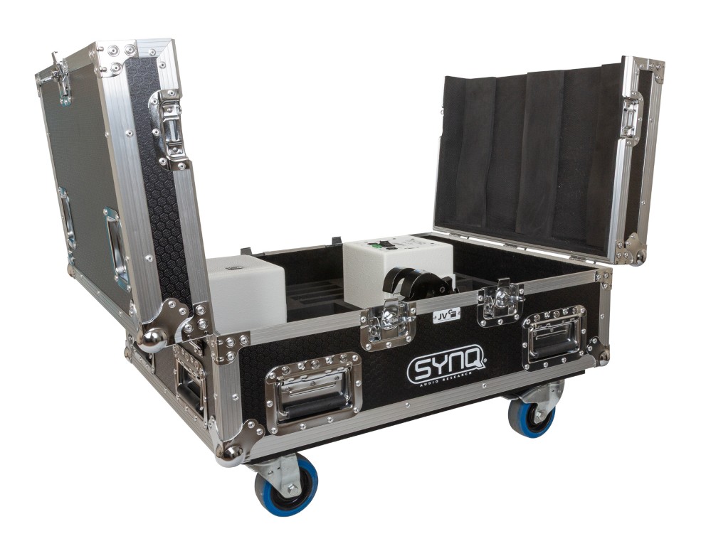 Flightcase 80x60 cm voor 8 stuks SC-05 luidsprekers - CASE FOR 8x SC-05 Mk2