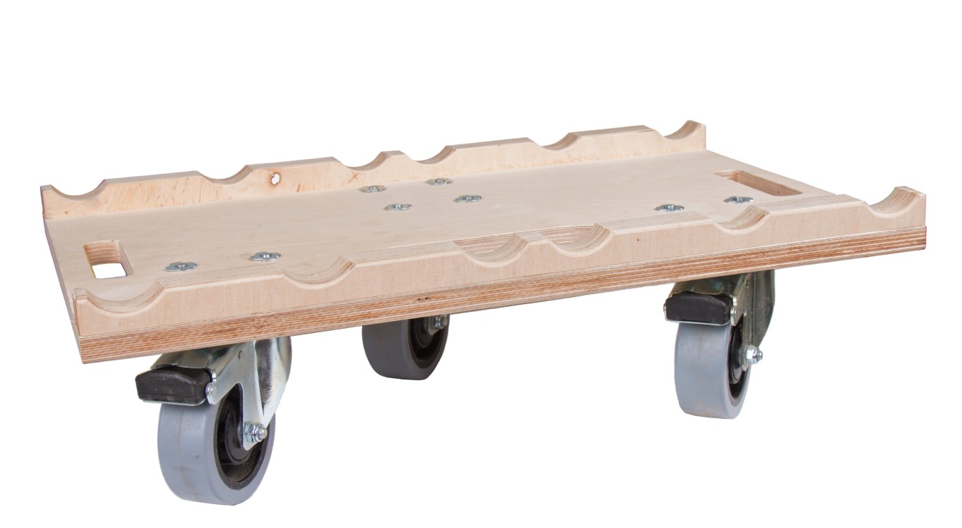 Trolley for easy transport of our ALU-truss 290 (square + tryangle) - BT-TRUSS 29-TROLLEY-BASE