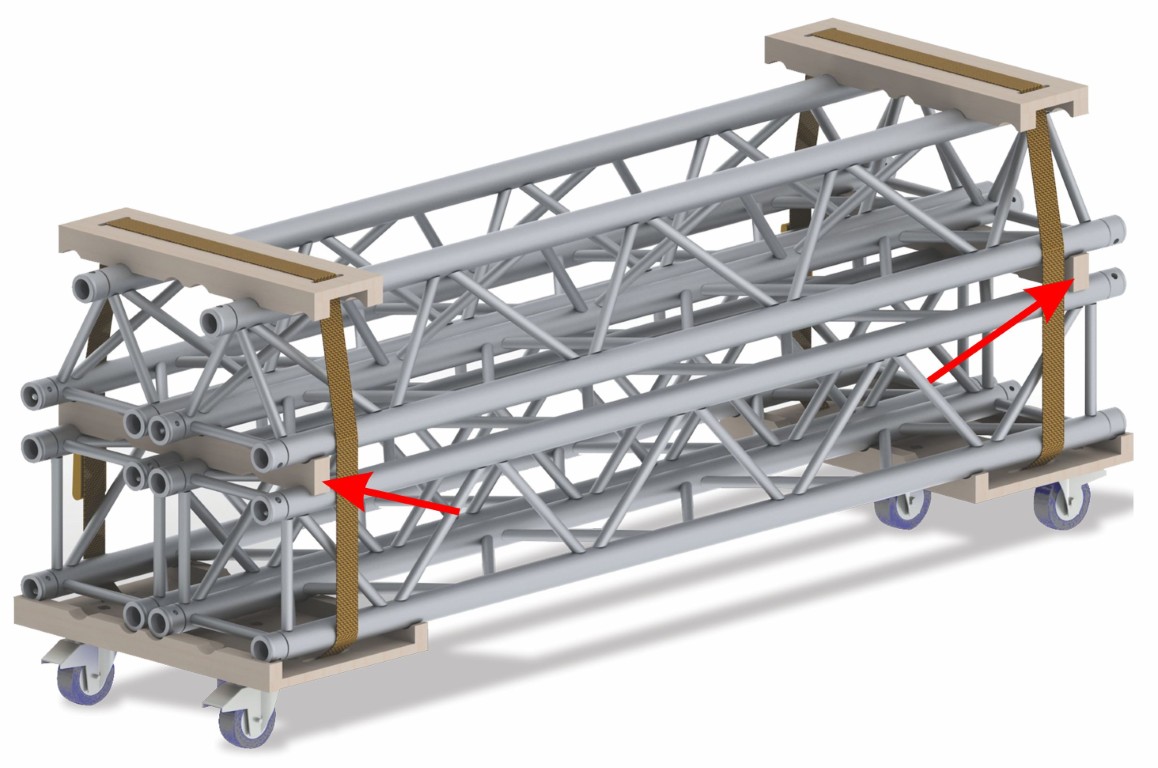 Truss trolly stack - BT-TRUSS 29-TROLLEY-STACK