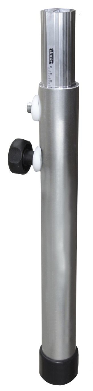 Telescopische ronde poot, verstelbare hoogte = 60 tot 90cm - BT-STAGE-LEGADJ-60/90 CM