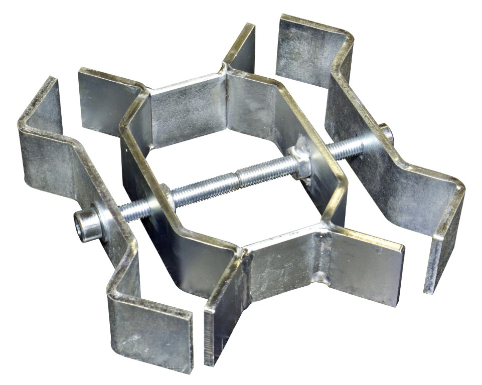 Leg clamp: connect 4 legs of Stage platform - BT-STAGE-LEGCLAMP-4