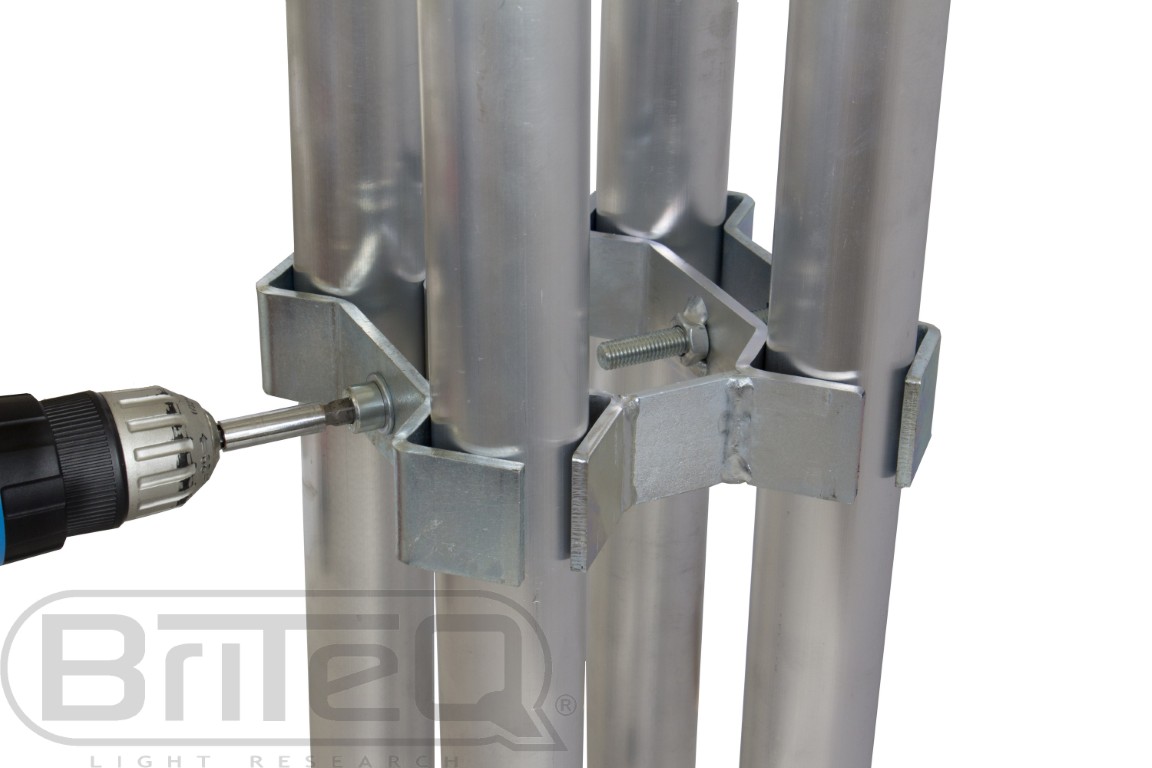 Leg clamp: connect 4 legs of Stage platform - BT-STAGE-LEGCLAMP-4