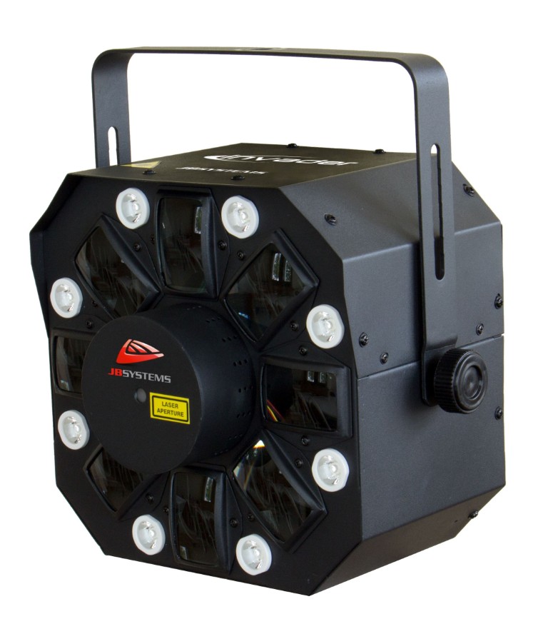 Multieffect: 23W led effect + 200mW red+green laser - INVADER