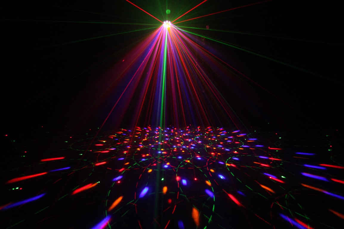 Multieffect: 23W led effect + 200mW red+green laser - INVADER
