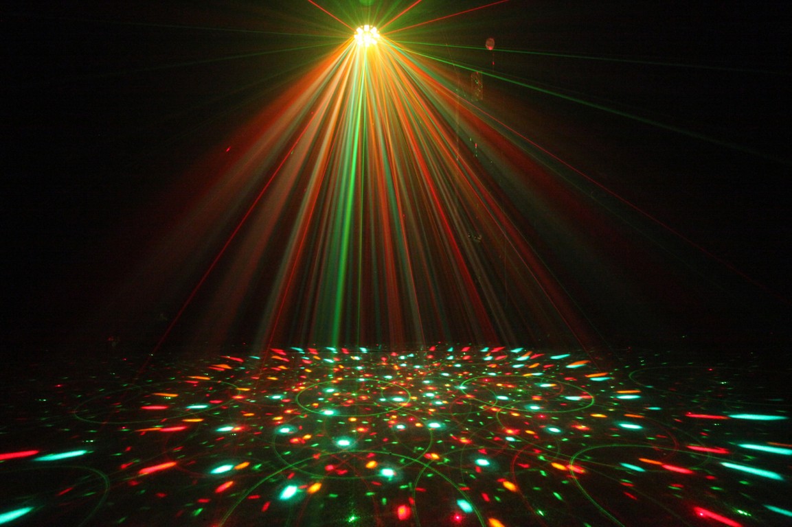 Multieffect: 23W led effect + 200mW red+green laser - INVADER
