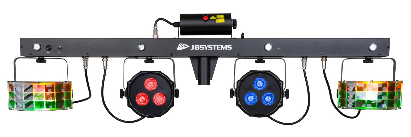 Een fabelachtig 4-in-1 lichteffect voor mobiele DJ's! - PARTY BAR