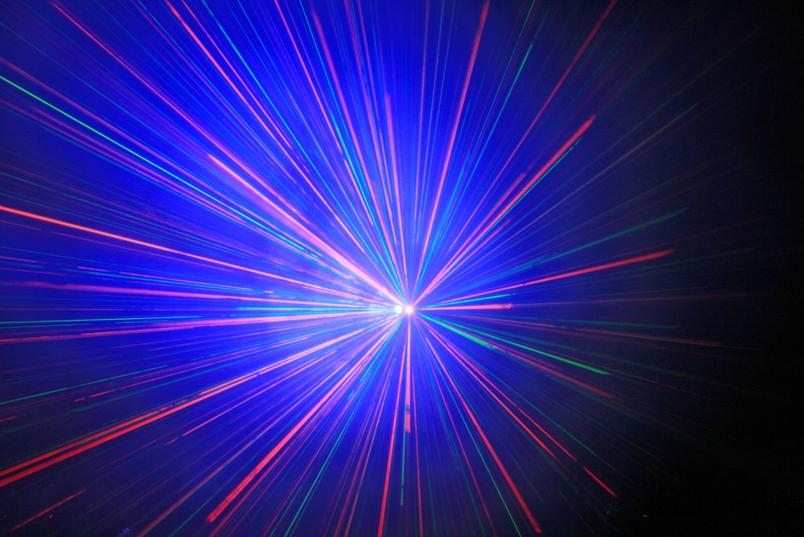 Laser effect: 40mW groen + 150mW rood - LOUNGE LASER DMX
