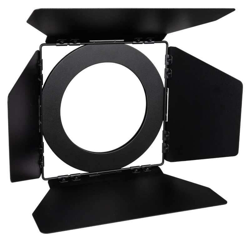 Barndoors for COB PAR56 (white + RGB) - COB BARNDOOR/Black
