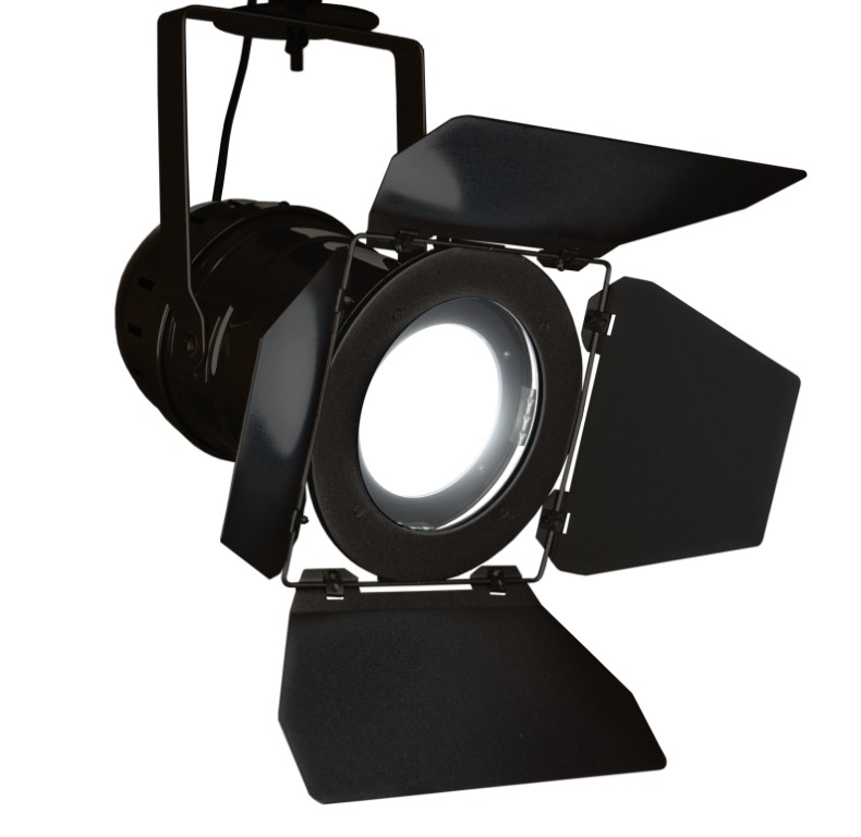 Barndoors for COB PAR56 (white + RGB) - COB BARNDOOR/Black