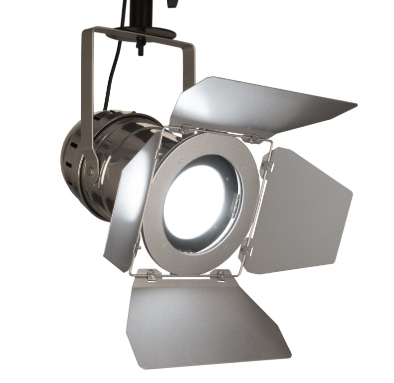 Barndoors for COB PAR56 (white + RGB) - COB BARNDOOR/Silver