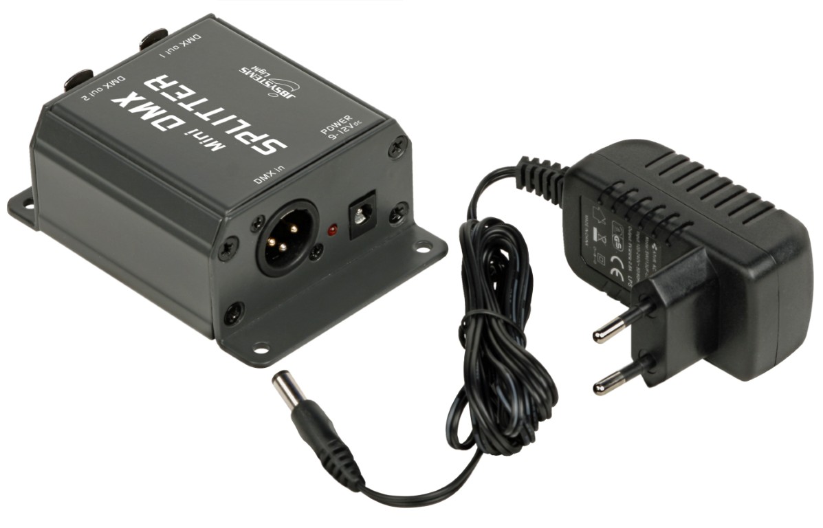 Mini DMX splitter 1in/2out - MINI DMX-SPLITTER