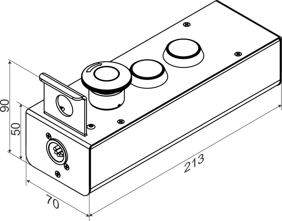 Afstandsbediening voor RICO-V4, RICO-V8 en RICO-V8 Mk2 - RICO-REMOTE