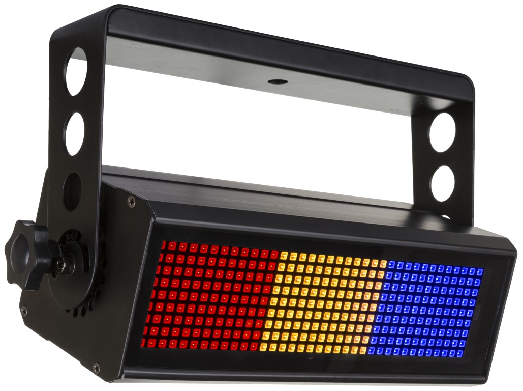 Krachtige RGB LED-stroboscoop met 3 apart regelbare segmenten en 324 RGB stroboscoop-LED's voor een uitzonderlijke lichtopbrengst! - BT-MAGICFLASH RGB