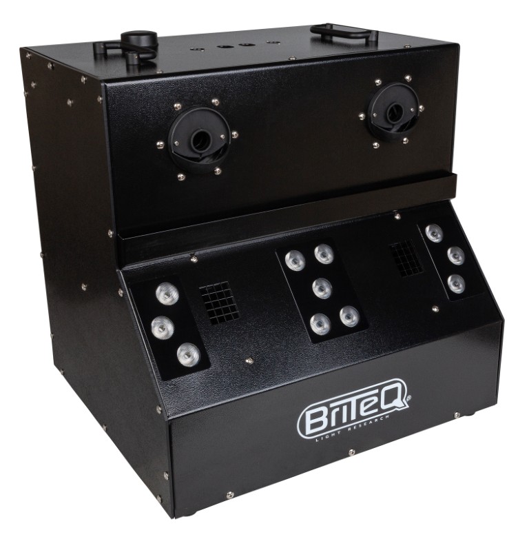 Krachtige bubble- en rookmachine combinatie met 11 stuks 8Watt-RGBA LED's - BT-BUBBLEFOG