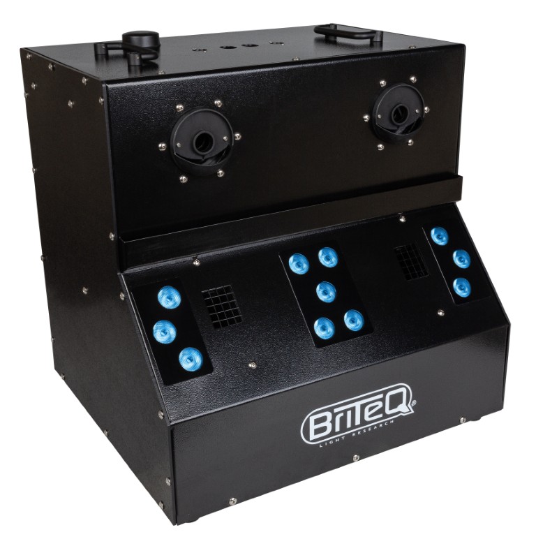 Krachtige bubble- en rookmachine combinatie met 11 stuks 8Watt-RGBA LED's - BT-BUBBLEFOG